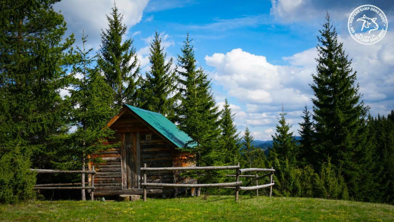 Вилла Eco Camp Drno Brdo Kosanica Экстерьер фото